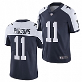 Women Nike Cowboys 11 Micah Parsons Navy Thanksgiving Vapor Limited Jersey,baseball caps,new era cap wholesale,wholesale hats